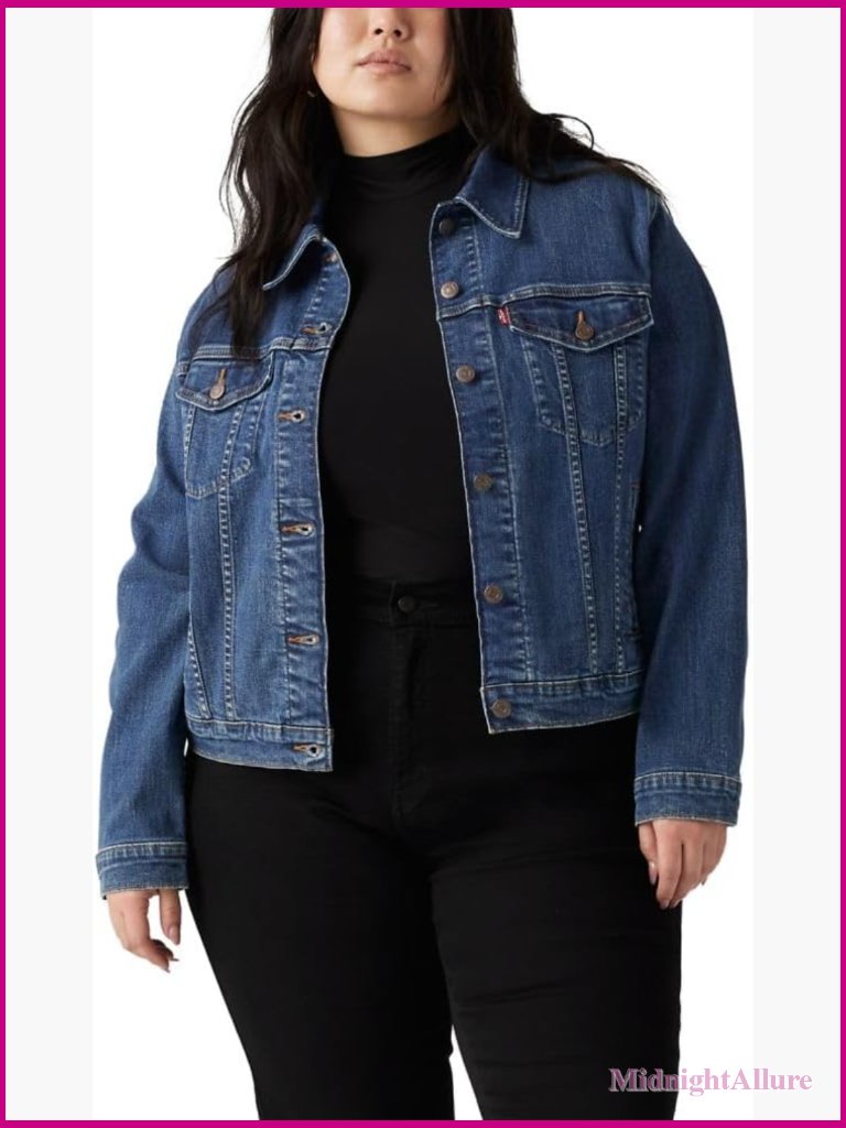 Original Trucker Jacket - Button Closure, Cotton Denim, Unlined